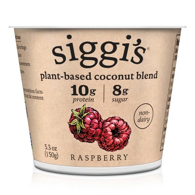 Siggi's Plant-Based Coconut Blend Yogurt Raspberry - 5.3oz