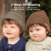 KeaBabies 3pk Warmzy Baby Beanies, 0-36 months Baby Hats, Baby Winter Hat for Newborn, Infant, Toddlers, Boys, Girls - 3 of 4