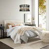 Rennnsan Mossen 24" W 6 -Light Woven Ratten Dimmable Bohemian Drum Shaded Chandelier in Ivory White & Black - 2 of 4