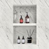 VEVOR Shower Niche Ready for Tile 16" x 24", Double Shelf Organizer, Square Corners Wall-inserted Niche Recessed, Sealed Protection Modern, Black - 2 of 4