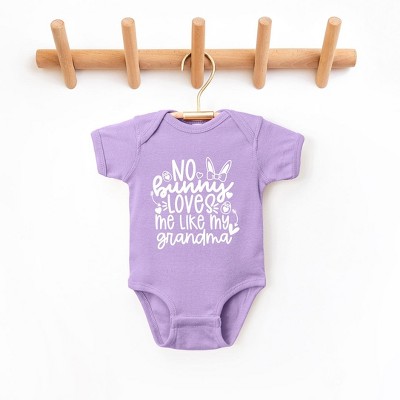 The Juniper Shop No Bunny Loves Me Like Grandma Baby Bodysuit