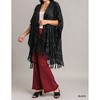 Women's Floral Burnout Velvet Tassel Fringe Duster Plus - umgee - 2 of 4