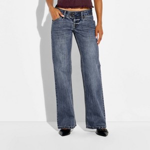 Jeans bootcut de tiro bajo para mujer - Wild Fable™ con Olivia Dayton