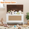 Storage Chest, Wooden Storage Bench, Large Toy Chest, Blanket Box With Safety Hinges 76 x 40 x 50cm, for Hallway Bedroom Living Room - 4 of 4