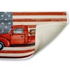 Stupell Industries Patriotic Usa Flag Truck Printed Plush Bath Mat And Bath Rug, Design By Kim Allen, 18"X30" - 2 of 4
