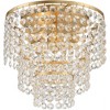 Crystorama Lighting Gabrielle 3 - Light Flush Mount in  Antique Gold - 2 of 4