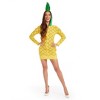 Womens Pineapple Costume Dress - Funny Halloween Fruit Costume Dress for Women - 2 of 4