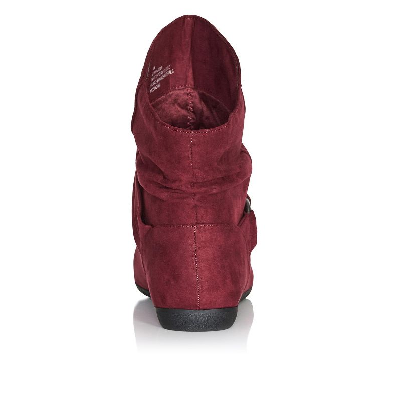 Women's WIDE FIT Serena Ankle Boot - burgundy | CLOUDWALKERS, 3 of 6
