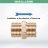 Unique Bargains Brass Durable Non-Return One-Way Valve - 4 of 4