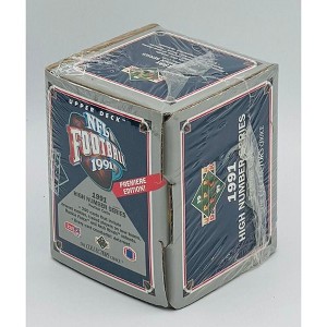1991 Upper Deck NFL Football High # Series Factory Set 200 Card Premiere Edition - 1 of 2