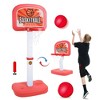 iMountek **2-in-1 Poolside Basketball Set, Adjustable Hoop, 2 Balls & Accessories for Kids 6-14 Years**red - image 3 of 4