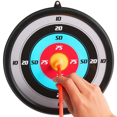 VEVOR Bow and Arrow Set for Kids, Archery Set with 10 Suction Cup Arrows,Indoor Outdoor Toy for Boys Girls Age 4-8 8-12 with Hanging Target & Quivers