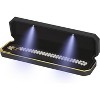 Jewelry Ring Holder Box with Keychain, Small Stud Necklace Storage Case - 2 of 4