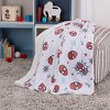 NoJo Marvel Spider-Man Super Hero Plush Cuddly Plush Baby Blanket, Red, Gray, White - 4 of 4
