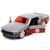 1969 Ford Mustang Silver Met. and Dark Red and Star Lord Figure "Marvel Guardians of the Galaxy" 1/32 Diecast Model Car by Jada - 3 of 4