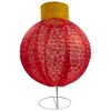 Northlight LED Lighted Twinkling Tinsel Onion Ornament Outdoor Commercial Christmas Decoration - 38" - Red - 4 of 4