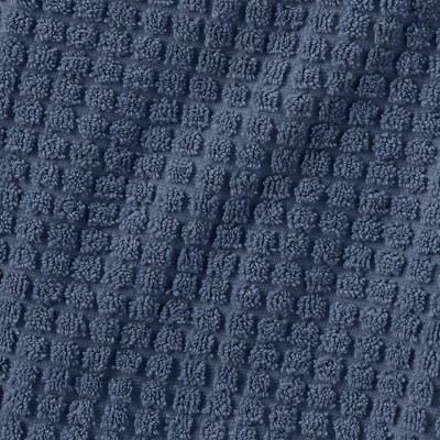 Antique Navy Organic Cotton Waffle Hand Towel