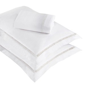 Cotton Cross-Stitch Embroidered 3 Piece Duvet Cover Set by Blue Nile Mills - 1 of 4