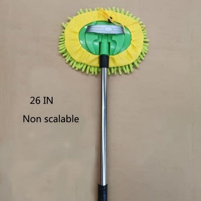 Aghana Digitals Cleaning Brush Telescopic Chenille Car Wash Mop & Soft Bristle Brush Set
