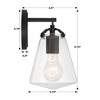 Crystorama Lighting Voss 1 - Light Sconce in  Matte Black - 4 of 4