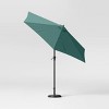 9' Round Outdoor Patio Market Umbrella with Black Pole - Threshold™ - 3 of 4
