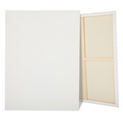 Blank Artist Canvas Art Board Plain Painting Stretched Framed White Large  30x40c