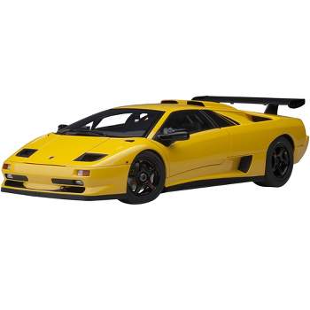 Mclaren 600lt Sicilian Yellow And Carbon 1/18 Model Car By Autoart 