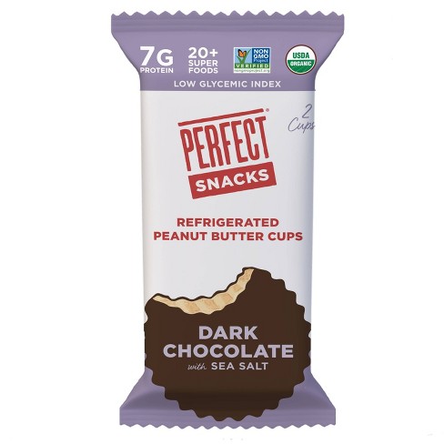 Perfect Snacks Dark Chocolate Sea Salt Peanut Butter Cups - 1.4oz/2ct - image 1 of 4