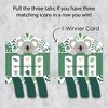 Big Dot of Happiness Koala Cutie - Bear Birthday Party and Baby Shower Game Pickle Cards - Pull Tabs 3-in-a-Row - Set of 12 - 3 of 4