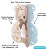 Big Dot of Happiness 8 Count Teddy Bear 3D Centerpiece Table Decorations, Freestanding We Can Bearly Wait Baby Shower or Birthday Party Centerpieces - 3 of 4