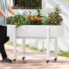Arceso Raised Garden Bed with Wheels,  HDPS Elevated Planter Box with Tools, Weather Resistant, Standing Growing Bed Herb Planter for Vegetable - 3 of 4