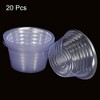 Unique Bargains Indoor Outdoor Plastic Plant Pot Saucer Plastic Flower Drip Tray Clear 20 Pcs - 3 of 4