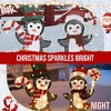 2 Lighted Penguin and Candy Cane Christmas Decorations, Pre-lit 2D Holiday Decor for Xmas Outdoor Indoor Decor Lighted Displays - 3 of 4