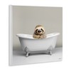 Stupell Industries Happy Sloth in Bathtub, 12" x 12" - 3 of 4