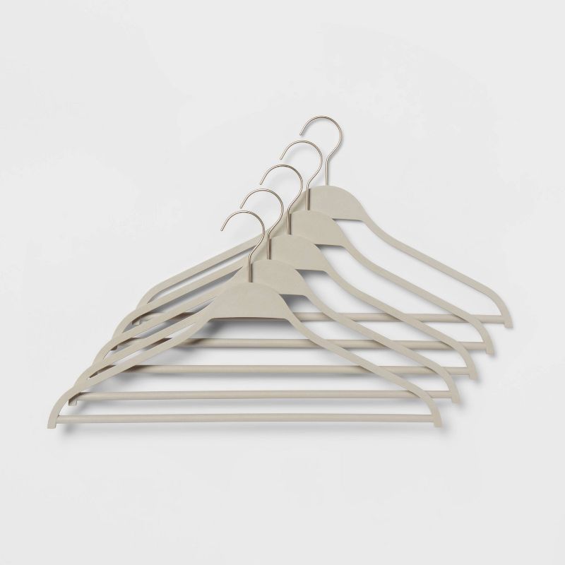 5pk Eco Recycled Hangers - Brightroom™, 1 of 6