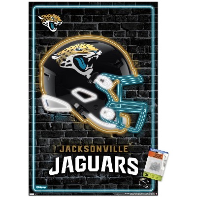 Trends International Nfl Jacksonville Jaguars - Drip Helmet 20 Unframed  Wall Poster Prints : Target