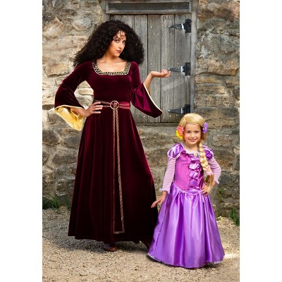XS Dark Red Velvet Renaissance Style Dress Costume