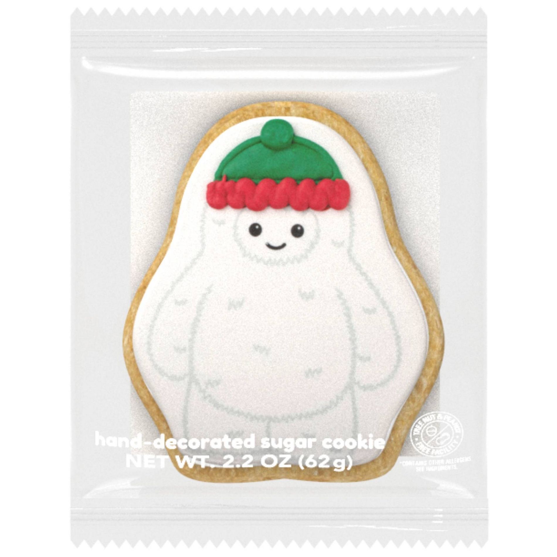 decocookies Hand Decorated Yeti Cookie - 2.2oz