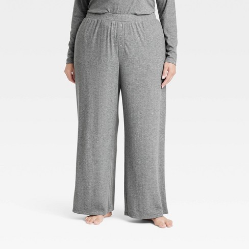 Women's Ribbed Pajama Pants - Auden™ - image 1 of 3