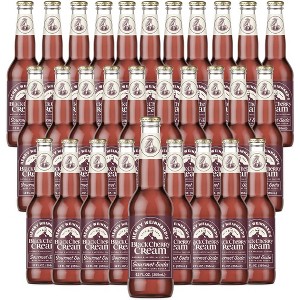 Henry Weinhard's Black Cherry Cream 30 Pack | 12oz Glass Bottles | Classic American Flavor | Premium Craft Soda - 1 of 1