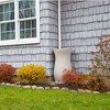 Good Ideas Impressions 50-Gallon Rain Saver Barrel Corsican Linen Surface, Dual Spigot Locations with 2 Brass Spigots and Screen, Sandstone - 4 of 4