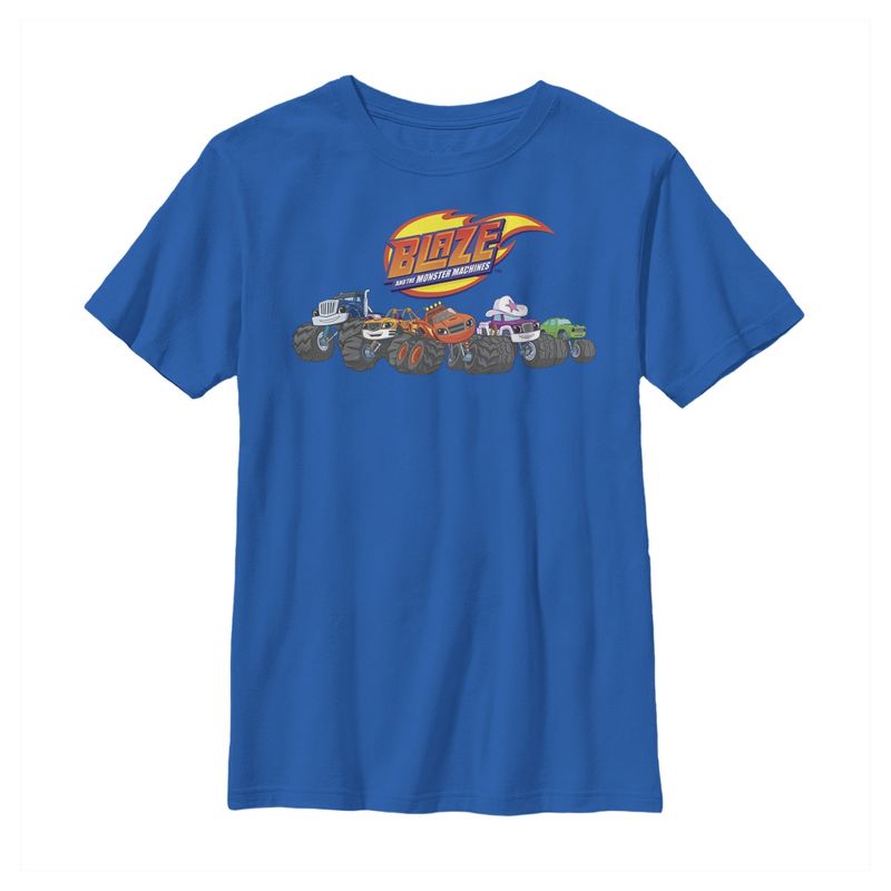 Boy's Blaze and the Monster Machines Friend Racers T-Shirt, 1 of 5
