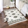 Design Imports Southwestern Textured Fringe - Brown & Green - 4 X 6 Ft - 4 of 4