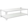 Gianna Acrylic Coffee Table - Silver - Safavieh - 3 of 4