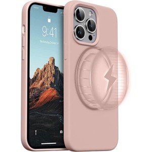 Entronix [Magnetic] Case Compatible with iPhone 13 Pro - Soft-Touch Liquid Silicone - 1 of 4