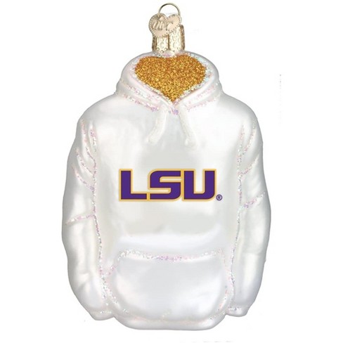 Old World Christmas Blown Glass Ornament for Christmas Tree, LSU Hoodie - image 1 of 1