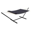 Premium 2-Person Hammock Set with Quick-Lock Steel Stand –Grade Outdoor Lounger for Patio, Camping & Backyard (500lb Capacity + Waterproof Carry Bag) - 2 of 4