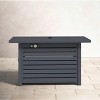 Steel Propane/Natural Gas Outdoor Fire Pit Table with Lid - 3 of 4