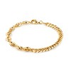 RMZ GOLD NYC 18K Gold Mariner & Cuban Link Bracelet - 2 of 2