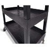 Tubstr Tub Shelf Utility Carts - Extra Large Size - Black - 3 of 4